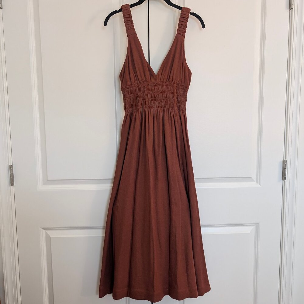 NWT Abercrombie Scrunchie Strap Maxi Dress